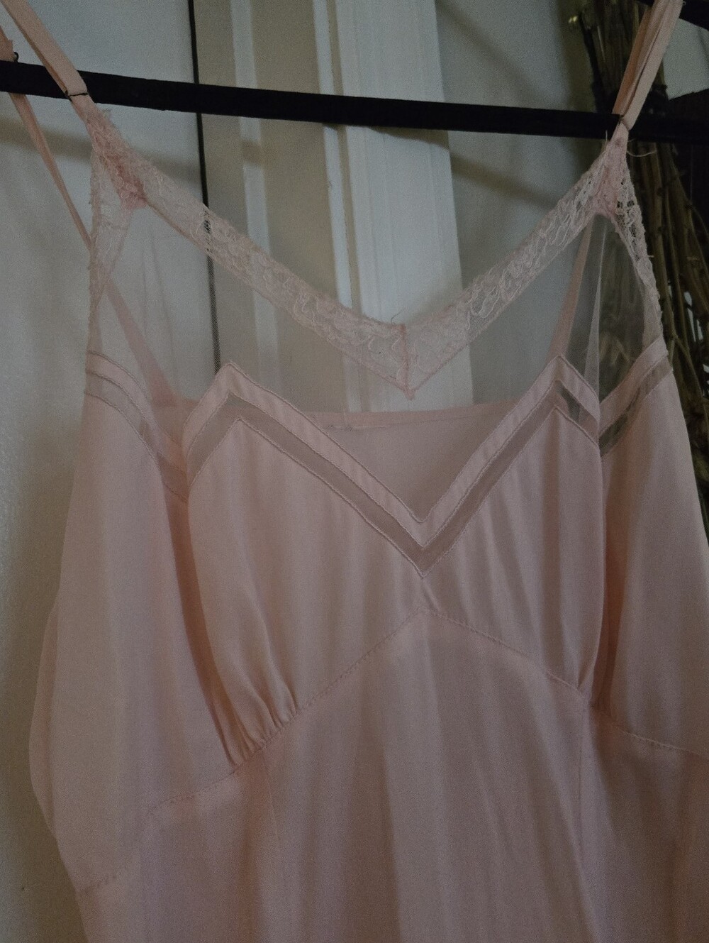 Vintage Ethereal Light Pink Nightgown Slip Dress - Picture 2 of 7
